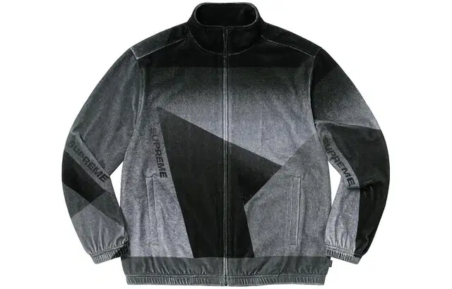Supreme SS23 Week7 Geo Velour Track Jacket