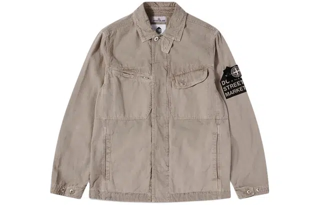 Stone Island x DSM Pigeon Grey Jacket