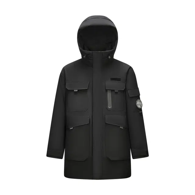 森马 防雨防风发热工装羽绒服 男款