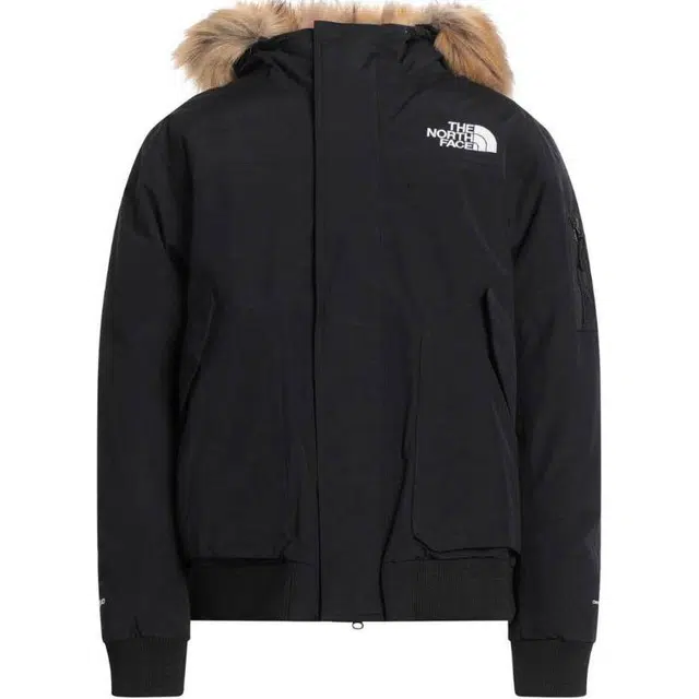 The North Face Logo Zip Hoodie Black