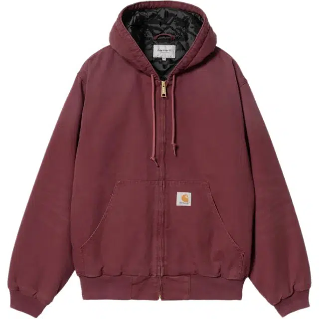 Carhartt WIP Kangaroo Pocket Hoodie Jacket Red
