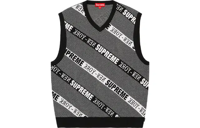 Supreme SS22 Week 1 Stripe Sweater Vest V