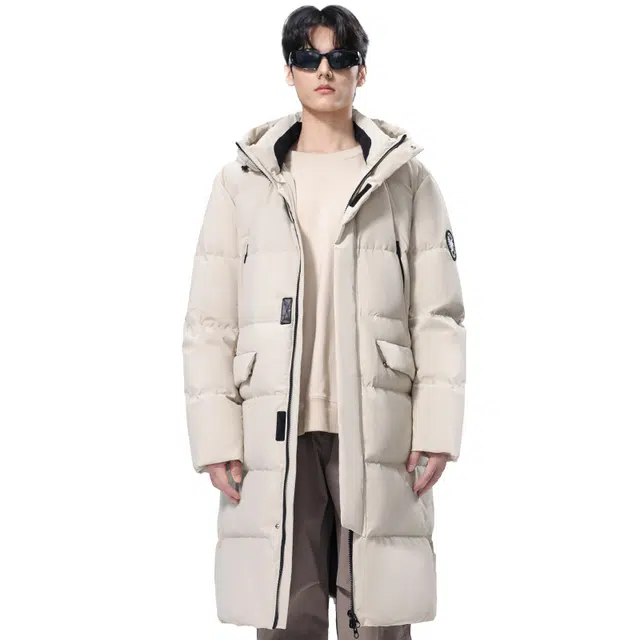 雅鹿 极寒系列 高充绒过膝长款大东北长款加厚保暖羽绒服 男女同款