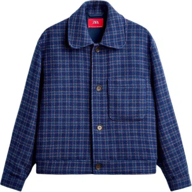 ZARA x Harry Lambert Plaid Jacket
