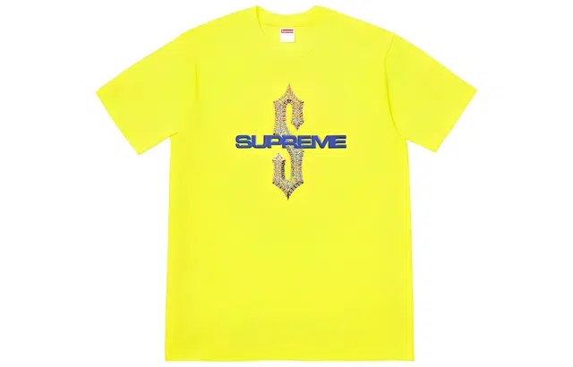 Supreme SS18 Diamonds Tee Bright Yellow T