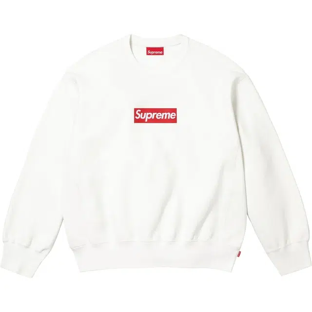 Supreme SS25 Washed Box Logo Crewneck