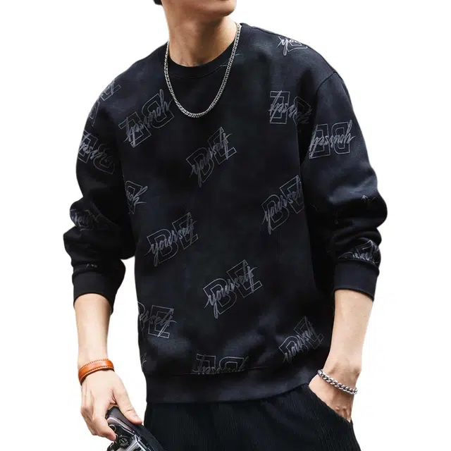格蓝鹿 美式重磅复古宽松休闲卫衣 男款