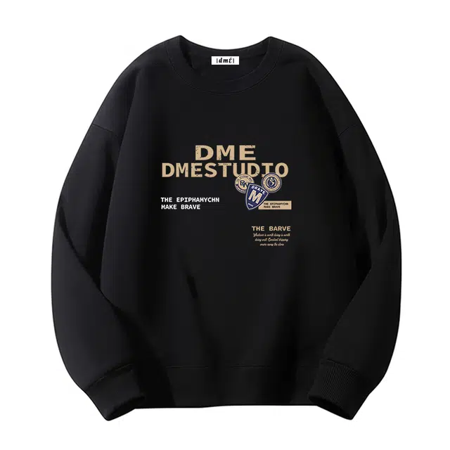 【dme】 简约美观大气美式重磅宽松潮牌卫衣 男女同款
