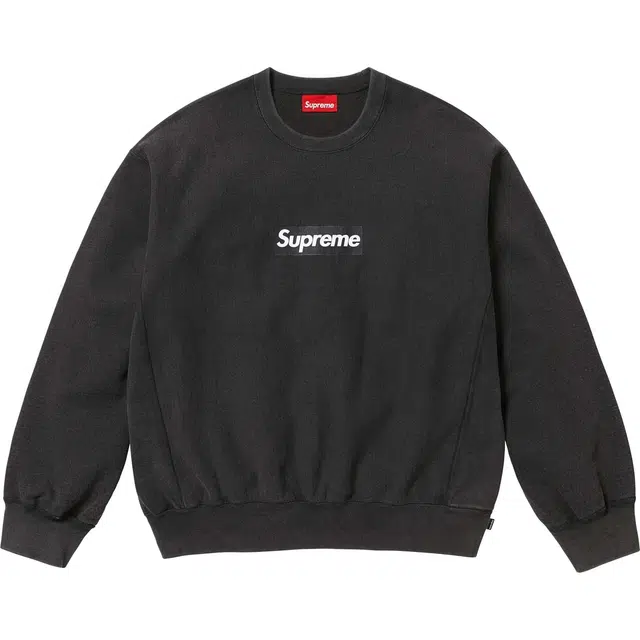 Supreme SS25 Washed Box Logo Crewneck