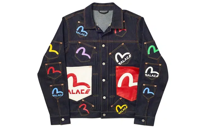 PALACE x EVISU Multi Pocket Jacket Logo