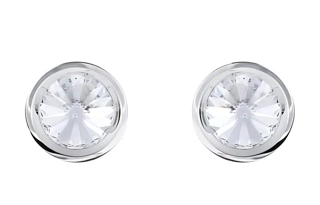 Swarovski Round Cufflinks
