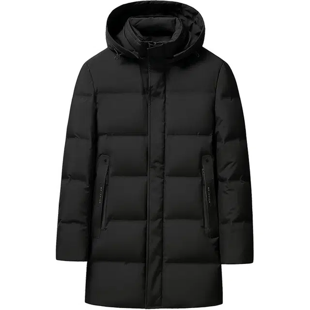 SNOW FLYING Mid-Length Down Jacket