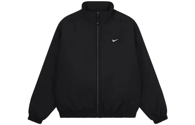 Nike Logo Zip Jacket Black