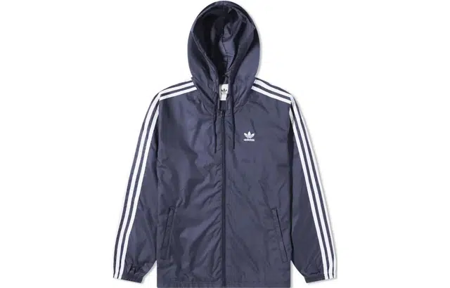 adidas Originals Logo Hoodie Jacket Blue