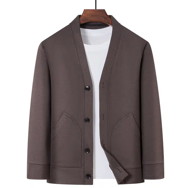 雅鹿 立领中青年时尚休闲百搭夹克外套 男款