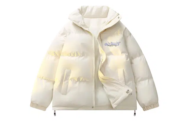 王者荣耀 梦奇款 美式复古加厚面包服立领简约宽休闲舒适棉服 男女同款 清风绿