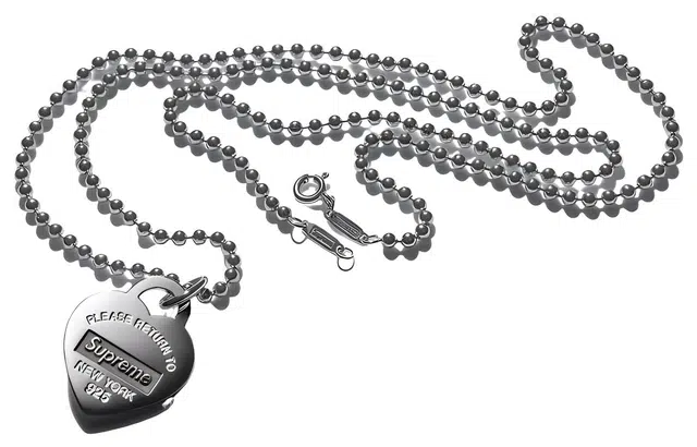 Supreme Supreme FW22 Week 12 Tiffany Co. Return to Tiffany Heart Tag