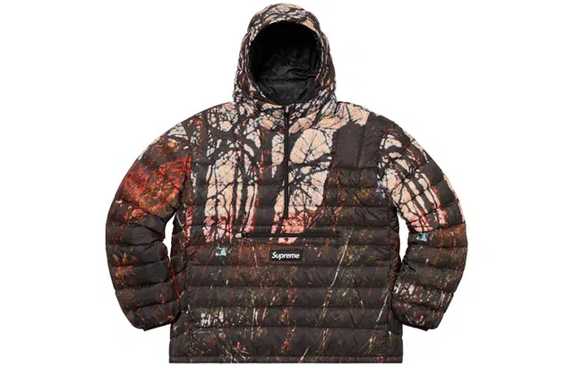 Supreme FW20 Week 8 Micro Down Half Zip Hooded Pullover