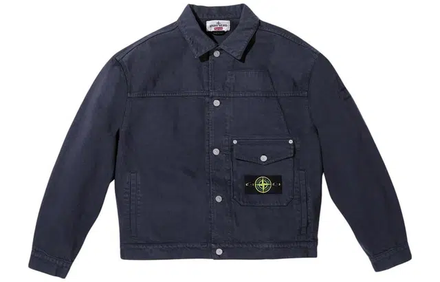 Supreme x Stone Island FW23 Denim Trucker Jacket