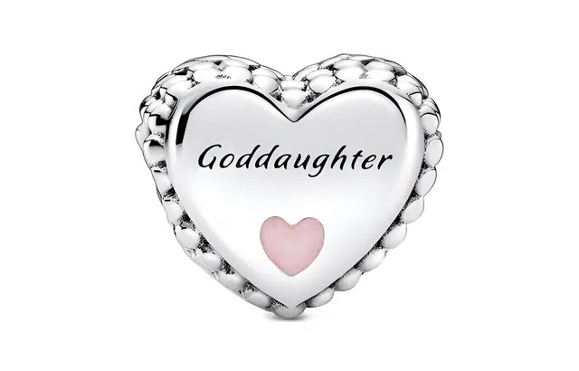 Pandora Goddaughter Heart Charm