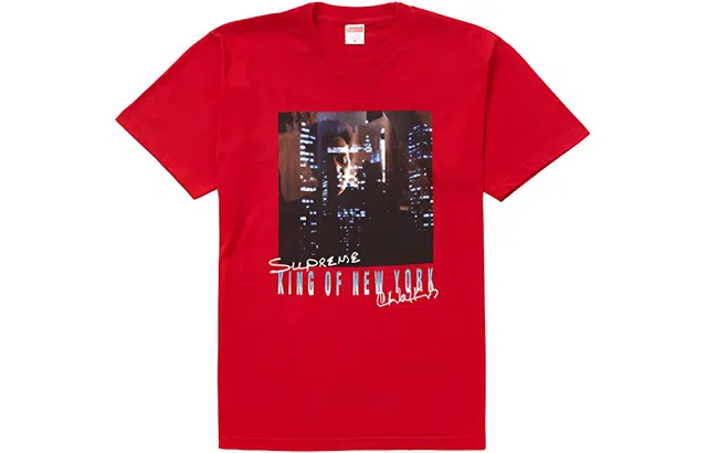 Supreme SS19 Christopher Walken King Of New York Tee Red T