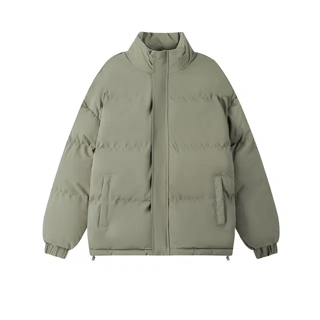 【dme】 加厚保暖面包服纯色百搭立领棉服 男女同款
