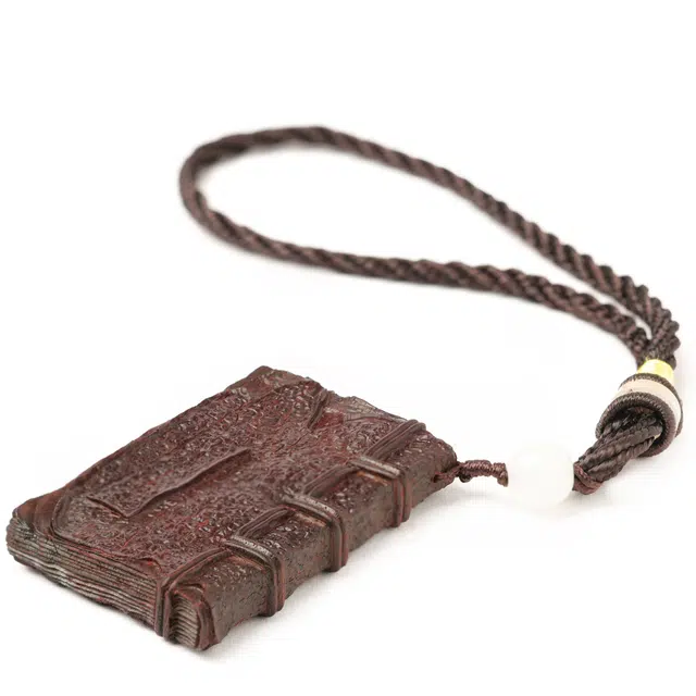 三檀小舍 一本万利招财进宝财源滚滚诸事顺利好运连连有钱花时来运转转运纳福佛珠招财平安盘玩 紫檀属 把件 男女同款情侣款