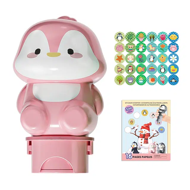 纽奇 魔法印章贴纸 盖章 防水无味卡通贴纸书 早教益智玩具