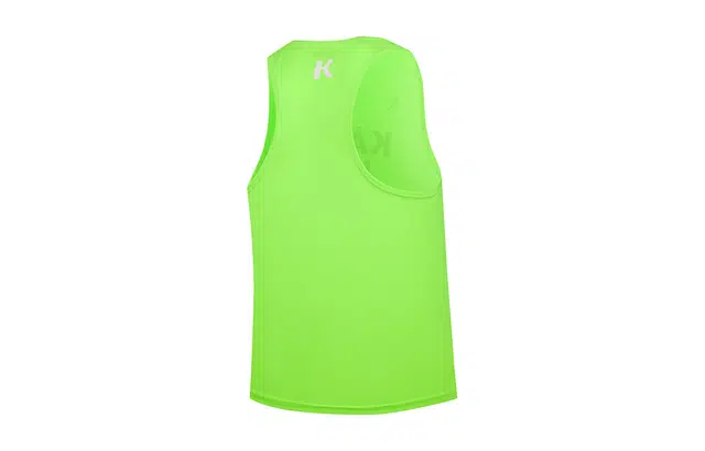 乔丹 简约透气百搭速干圆领运动字母舒适背心 男款 闪亮绿/乔丹白