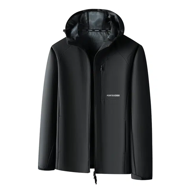 富铤 百搭休闲宽松连帽夹克外套 男款