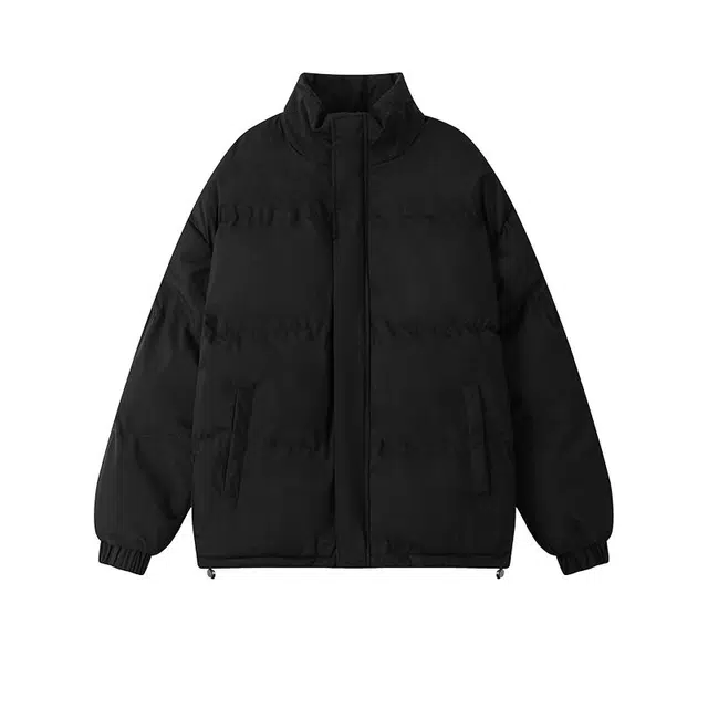 【dme】 加厚保暖面包服纯色百搭立领棉服 男女同款