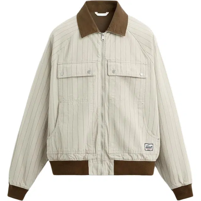 ZARA Striped Colorblock Jacket