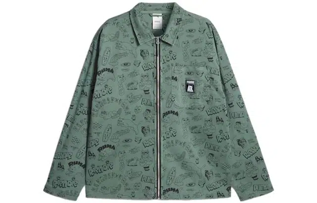 PUMA x RIPNDIP SS23 Cartoon Print Twill Jacket