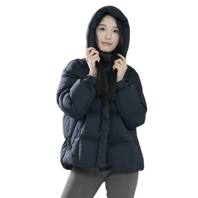 美力城 保暖简约短款羽绒服 男女同款