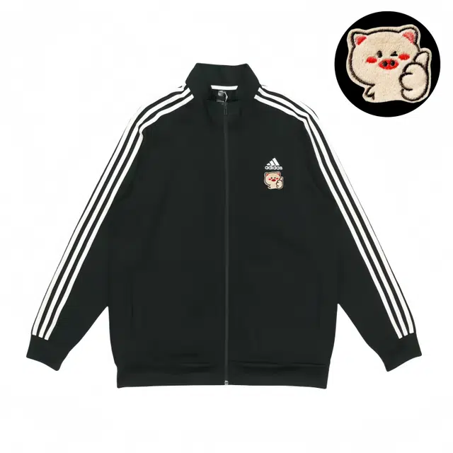 adidas Embroidered Pig Striped Jacket