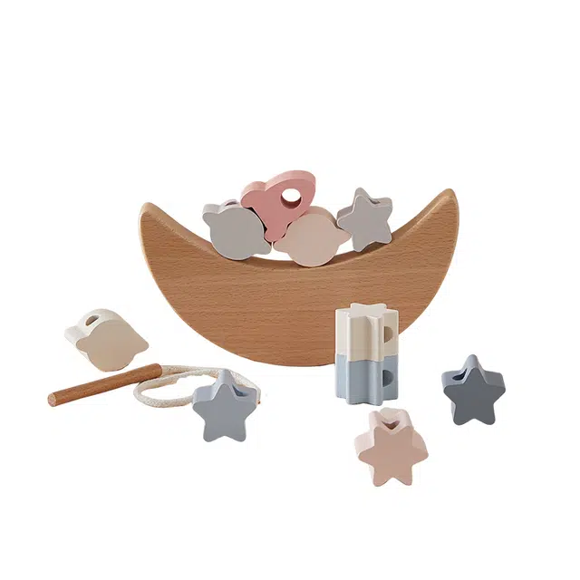 英氏 大颗粒积木儿童串珠 早教益智玩具