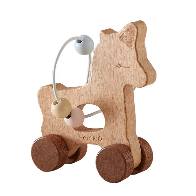 英氏 创意 绕珠串珠 蒙氏积木 早教益智玩具