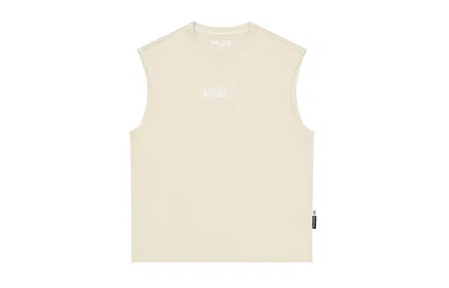 乔丹 质燥 粉红豹联名字母圆领透气百搭宽松休闲透气无袖背心 男款 山帆白