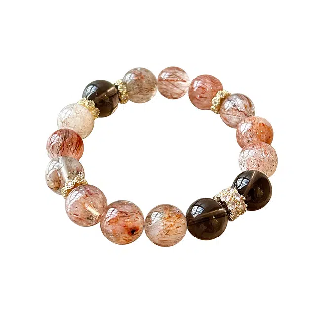 翠雅金楼 事业运爆棚黑金超七 大颗粒吸金体八方来财招财金霸大综合 转运提升自信释放压力#好运天然 多色水晶 手串 男女同款情侣款