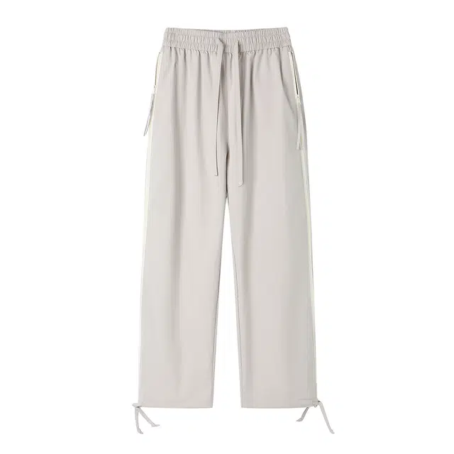 极限涡轮 美式复古高街宽松简约休闲裤 男女同款