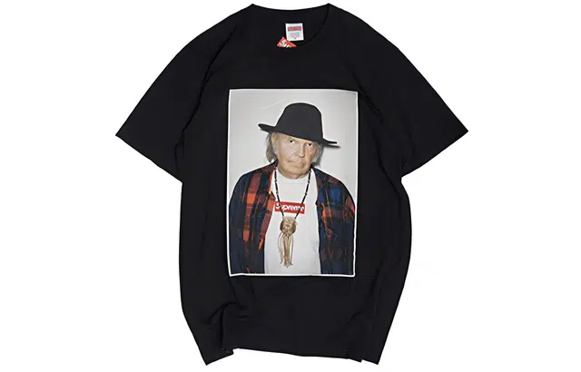 Supreme SS15 Neil Young Tee Black