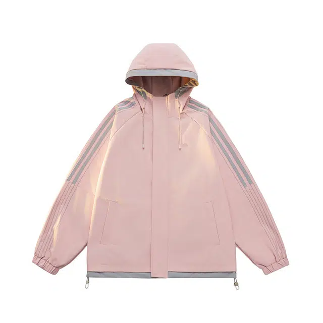 雅鹿 夹克男女同款春秋季百搭多巴胺情侣款外套男夹克 男女同款