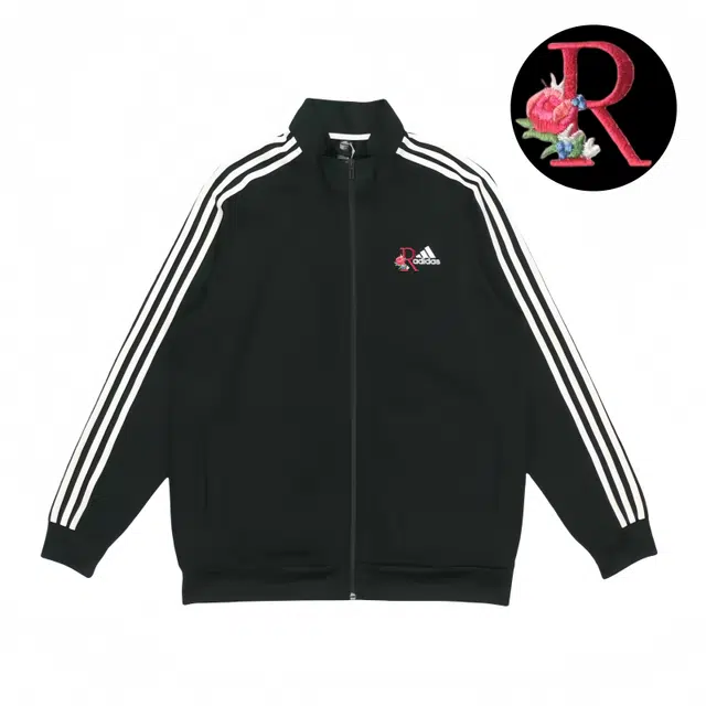 adidas Embroidered Stripe Bomber Jacket