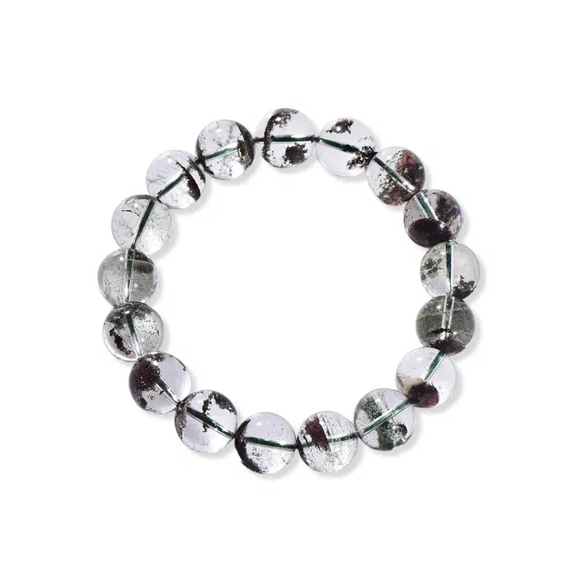 祥燕 高端珍品鬼佬财神转运珠招财旺事业好运天然 绿幽灵 手串 男女同款情侣款