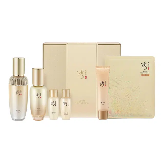 秀雅韩 真生精华护肤套装 淡纹保湿滋润 六件套