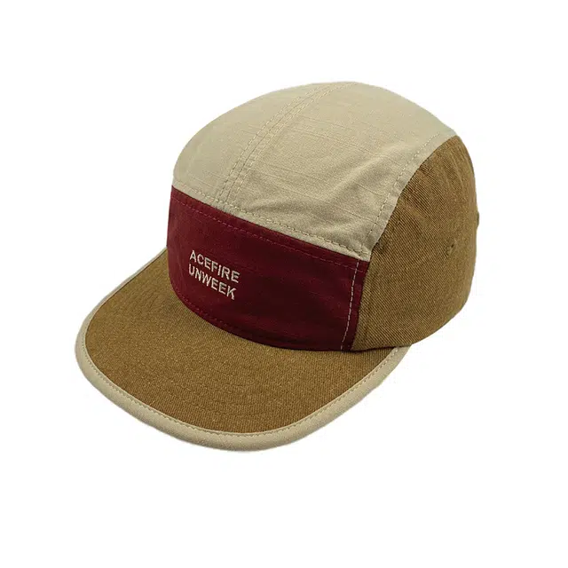 氧气樱桃 撞色五片复古平檐山系户外 棉 棒球帽 男女同款情侣款