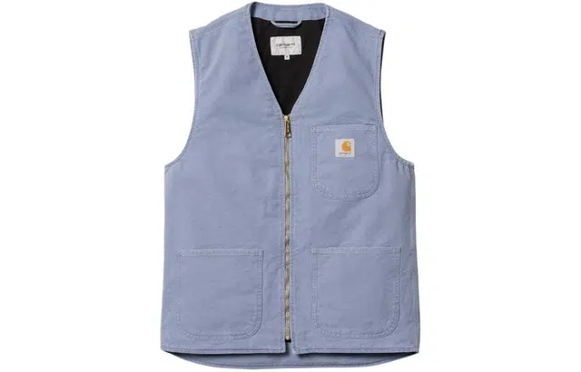 Carhartt WIP SS24 Arbor Vest Bay Blue (aged canvas) V