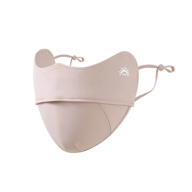 南极人 冰丝全脸口罩防紫外线护眼角面部遮阳防护脸罩夏季骑行开车透气 轻薄 防晒面罩 女款