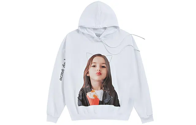 acme de la vie ADLV Pout Girl Sweatshirt White
