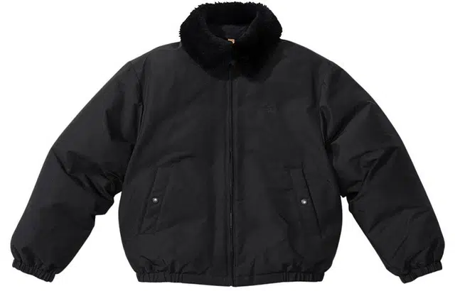 Supreme x Burberry Shearling Collar Down Puffer Jacket